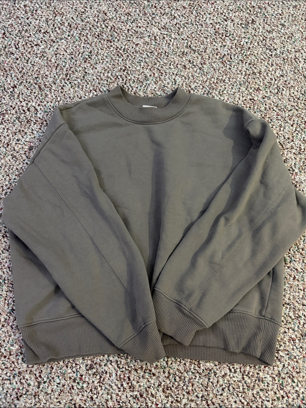 a new day Men's Crewneck Sweatshirt - Olive Green